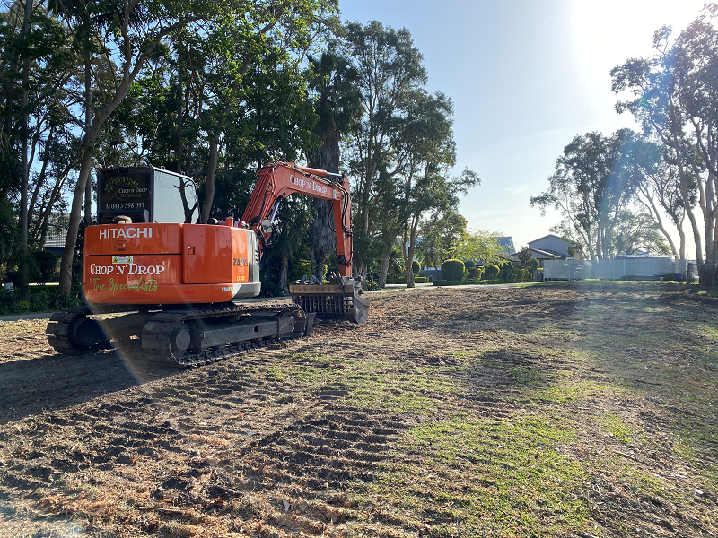 Chop 'n' Drop Tree Specialists team at work